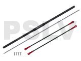 LX0458   Lynx 130X T.B.S. System Ultra Tail Boom Combo Set Red Devil  